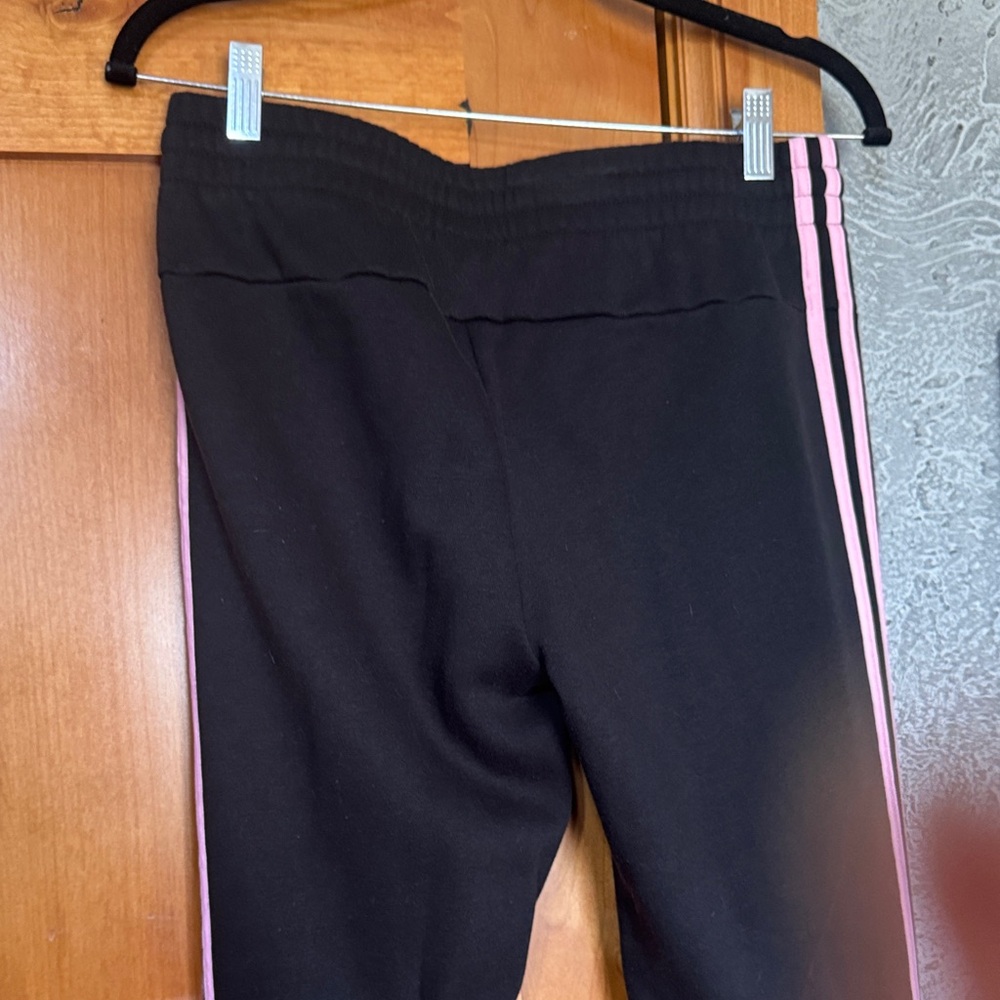 Adidas Black Tracksuit/Sweatsuit with Pink Accents - Picture 6 of 7